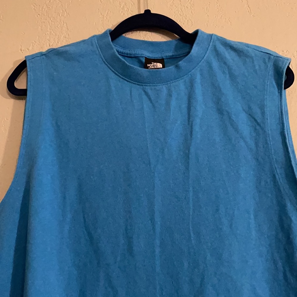 NWT The North Face Woodside Hemp Tank Clear Lake Blue - Picture 5 of 10
